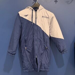 Speedo Kids Navy and Light Gray Swimming Jacket